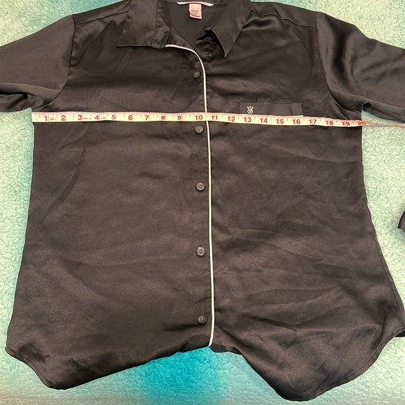 🔥Victoria’s Secret Black Pajama Set with Pink Accents🔥 - Picture 11 of 11